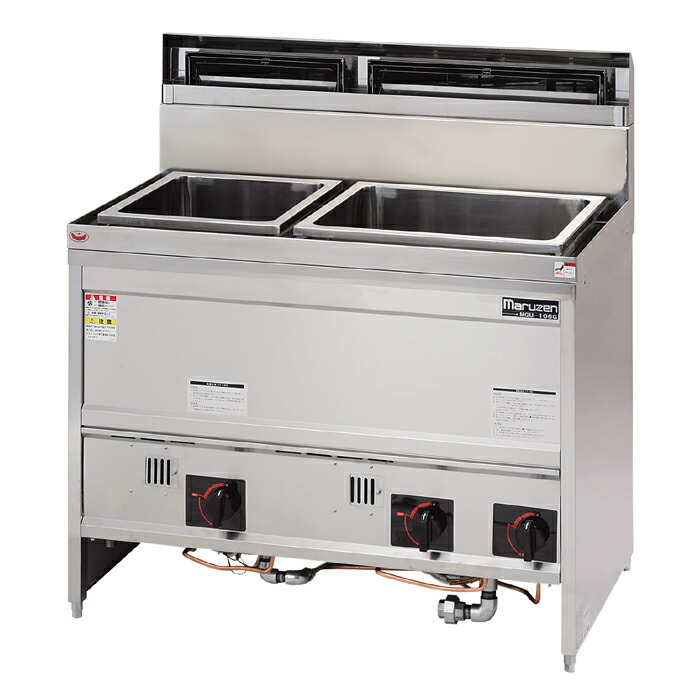 マルゼンガスうどん釜(角槽タイプ、自動点火)型式:MGU-106G寸法:幅1000mm 奥行600mm 高さ800mm バック150mm送料:無料 (メーカーより)直送保証:メーカー保証付|空調・店舗・厨房センター