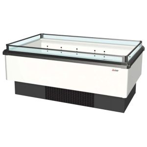 ミツビシ・三菱凍る冷蔵平型陳列場-アイランドタイプ型：SR-JF681DRVF（旧SR-FF681DRVF）大きさ：幅1800粍 奥ぶかさ890粍 高さ810粍貨物輸送：無料 (製造業者より)直送引き受ける：製造業者引き受ける付