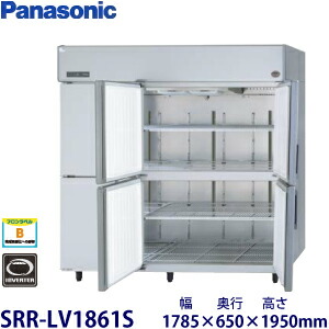 パナソニック縦型はたご屋取り替えっこ電気冷蔵庫型：SRR-LV1861S大きさ：幅1785粍 奥ふかさ650粍 高さ1950粍貨物輸送：無料 (製造会社より)直送引き請ける：製造会社引き請ける付