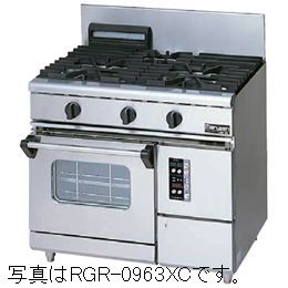 マルゼンNEWパワークックガスレンジ(コンベクションオーブン搭載)型式：RGR-0962XD(旧RGR-0962XC）寸法：幅900mm 奥行600mm 高さ800mm バック200mm送料：無料 (メーカーより)直送保証：メーカー保証付｜空調・店舗・厨房センター