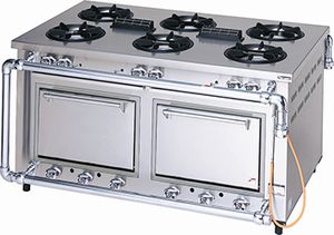 マルゼンデラックスタイプガスレンジ(トップ排気、両面式)型式：MGRD-159WD寸法：幅1500mm 奥行900mm 高さ800mm送料：無料 (メーカーより)直送保証：メーカー保証付｜空調・店舗・厨房センター