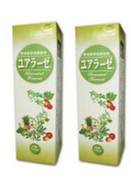 野草を発酵させた野草酵素ドリンク 酵素断食やダイエットにも酵素飲料ユアラーゼ 2本セット 1本7ml入 送料無料 代引手数料無料 レビューを書いてプチプレゼント付き 60種類以上の野草 野菜などを発酵 熟成した野草酵素飲料 ファスティングやダイエットはもちろん健康