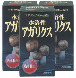 オリヒロ　水溶性アガリクス１０８ｇ(3本ｾｯﾄ) サプリメント 健康維持 サプリ 生活習慣 ギフト プレゼント 包装ラッピング可（有料）