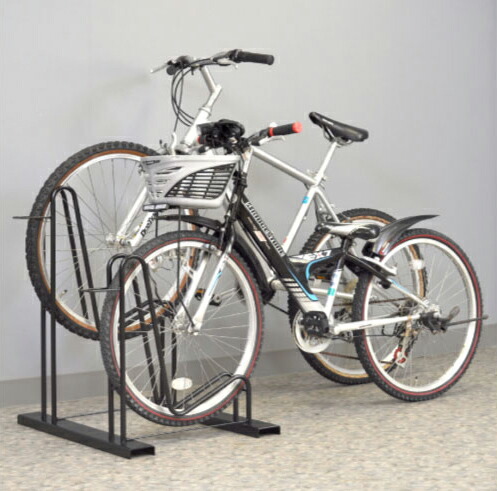 N277　スタンドいらずの頑丈自転車ラック　2台用