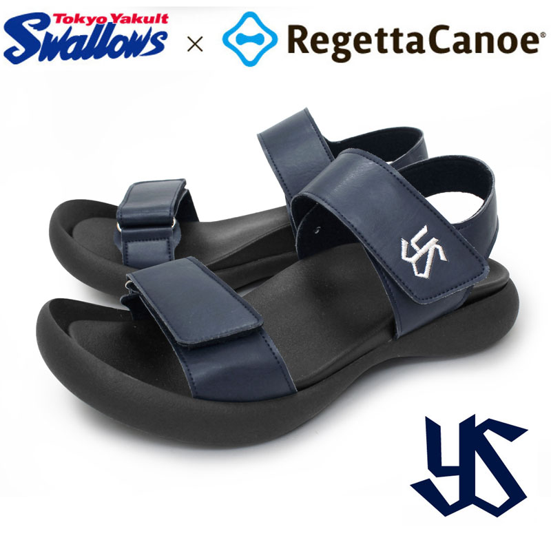 Regetta Canoe リゲッタ ヤクルトスワローズ サンダル レディース 限定 プロ野球 グッズ コラボ 12球団 女子 おしゃれ お洒落 早い者勝ち ギフト プレゼント ファン 応援グッズ 大きいサイズ 小さいサイズ S M L LL 日本製 国産｜スモック・割烹着のエプロン宝庫 8,424円