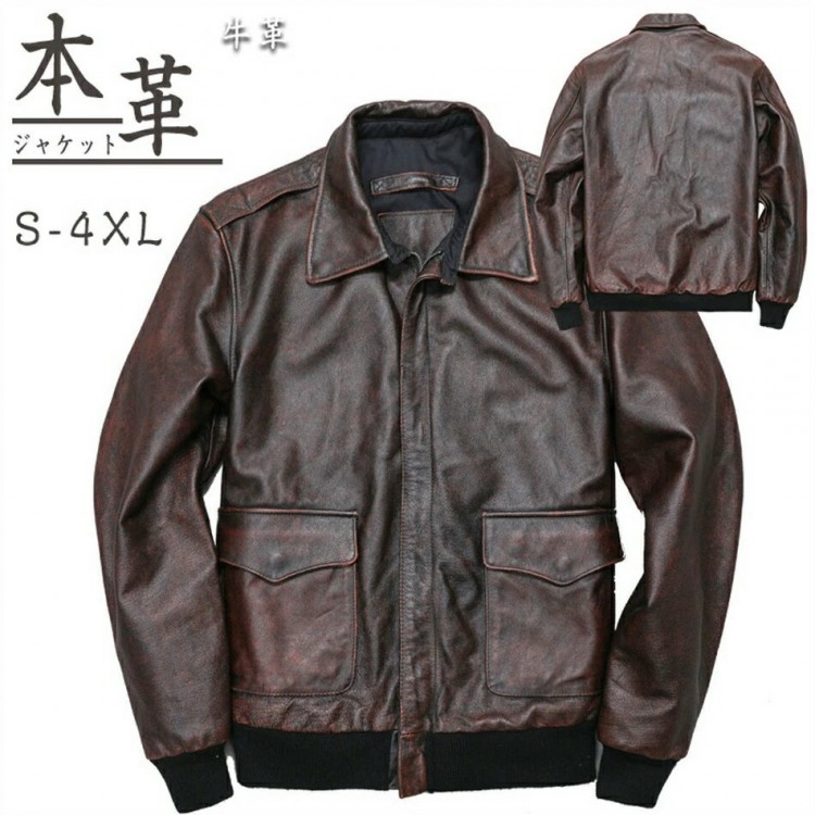 革ジャン メンズ 本革 ライダースジャケット レザージャケット 本革ジャケット レザーブルゾン ラム革 ブラック アウター 皮ジャン ブラウン|イーコール店