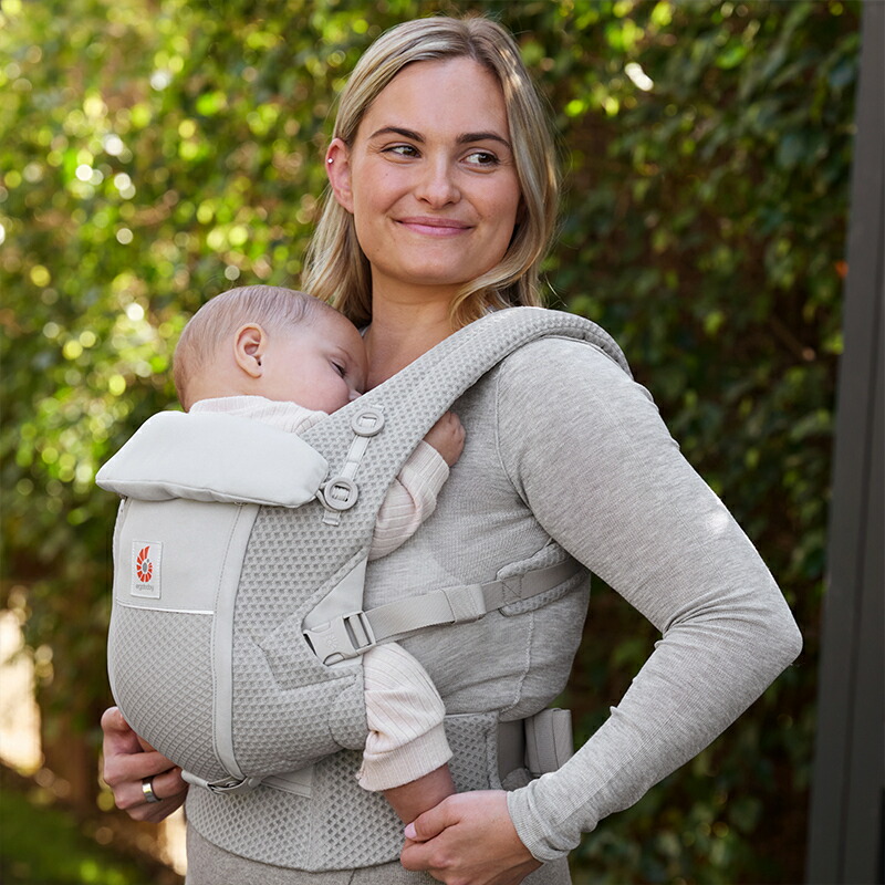 【公式】 エルゴベビー アダプト ソフトフレックス パールグレー 抱っこ紐 新生児 Ergobaby adapt SoftFlex エルゴ メッシュ 日本正規品 2年保証 赤ちゃん 抱っこひも おんぶひも 対面抱き おんぶ 腰抱き 3way 出産準備 出産祝い ギフト｜エルゴベビー公式　店