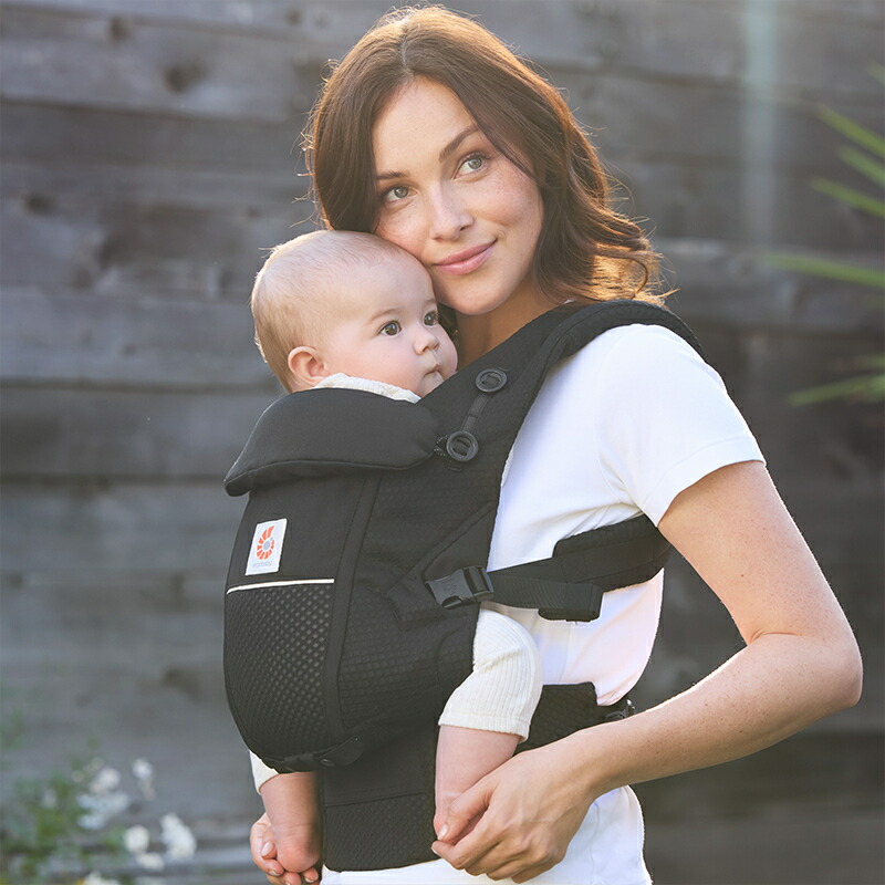 【公式】 エルゴベビー アダプト ソフトフレックス オニキスブラック 抱っこ紐 新生児 Ergobaby adapt SoftFlex エルゴ メッシュ 日本正規品 2年保証 赤ちゃん 抱っこひも おんぶひも 対面抱き おんぶ 腰抱き 3way 出産準備 出産祝い ギフト｜エルゴベビー公式　店