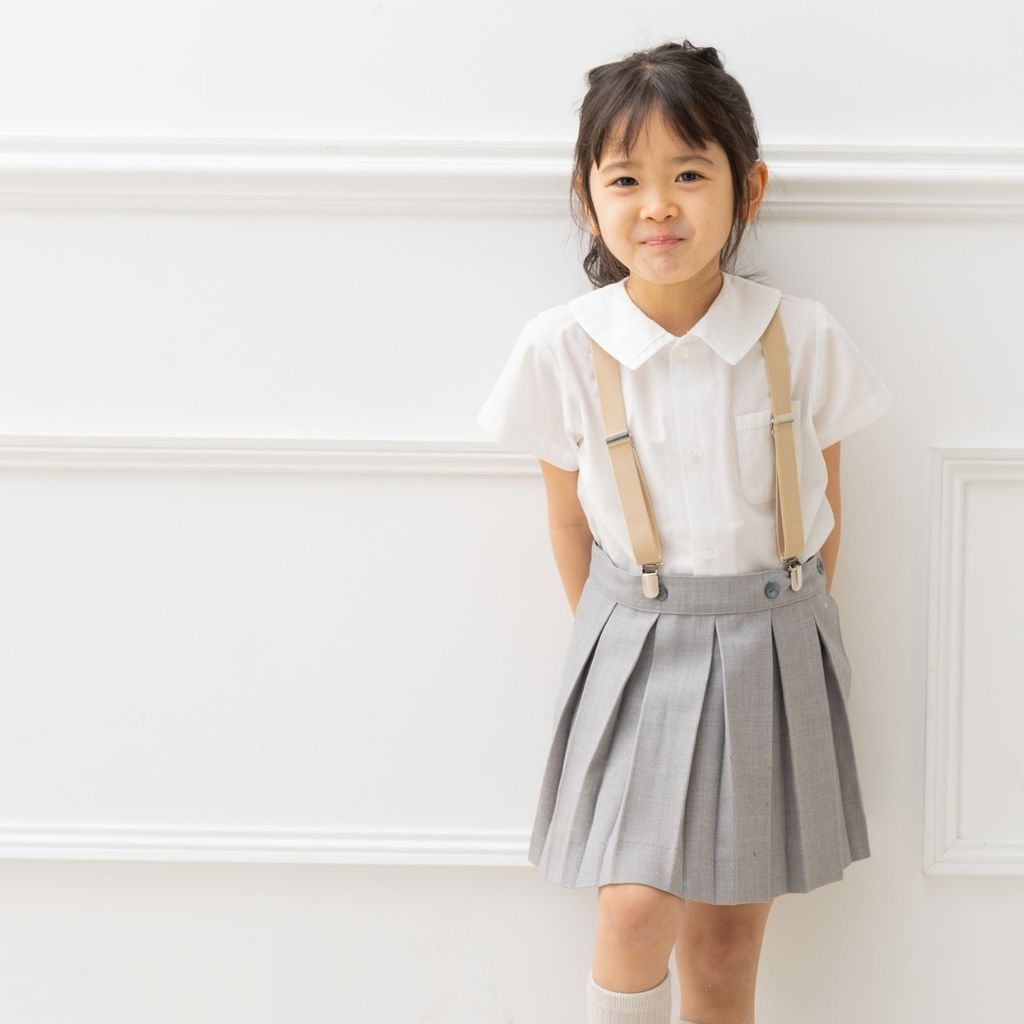 サスペンダー Y型 ベビー 子供 安心 制服 ドッグ 安全 高品質 紺 キナリ かわいい 日本製 女の子 動物 80cm 115cm 犬 男の子