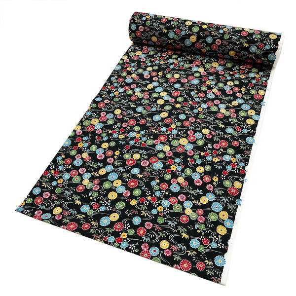 小紋 全体柄 楓 正絹 反物 小紋 京友禅 全体柄 正絹 反物 - メルカリ