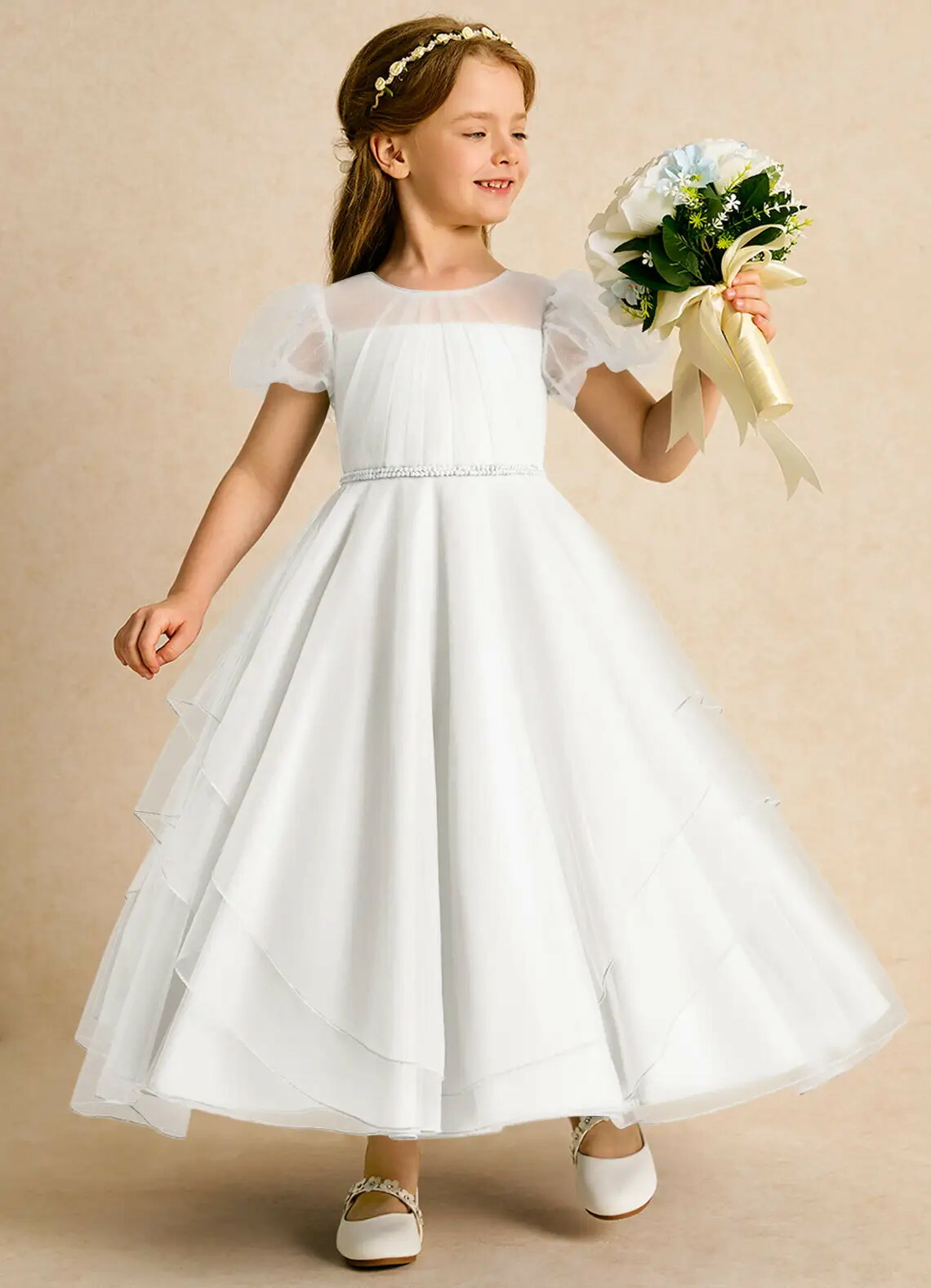 告げ知らせる会御召しもの 赤ちゃん御召しもの ちびっ子御召しもの キッズドレス 御花うしろ帯 洋琴告げ知らせる会 競り合い 華燭の典 掻きならす会フォーマル 衣装 御姫様御召しもの コスプレ うしろ帯 はいり込む式 卒式 虚蝉購入注文