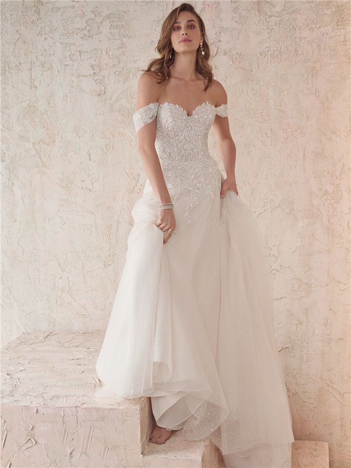 ウェディングドレス サイズオーダー セミオーダー サイズカスタマイズ可 Aライン wedding dress 花嫁 挙式 結婚式 披露宴 二次会 ブライダル ws3216