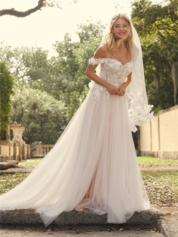 ウェディングドレス サイズオーダー セミオーダー サイズカスタマイズ可 Aライン wedding dress 花嫁 挙式 結婚式 披露宴 二次会 ブライダル ws3229