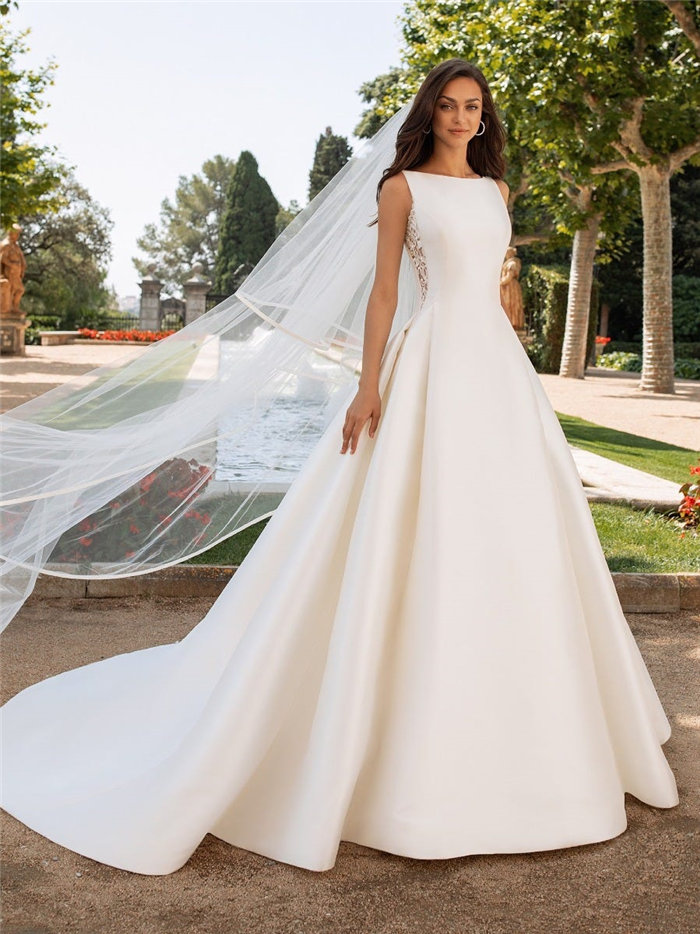 ウェディングドレス セミオーダー サイズカスタマイズ可 手作り プリンセスライン wedding dress 花嫁 挙式 結婚式 披露宴 二次会 ブライダル ws3287