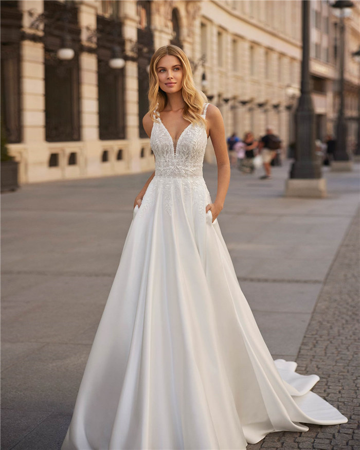 ウェディングドレス セミオーダー サイズカスタマイズ可 手作り wedding dress 花嫁 挙式 結婚式 披露宴 二次会 ブライダル 9S148