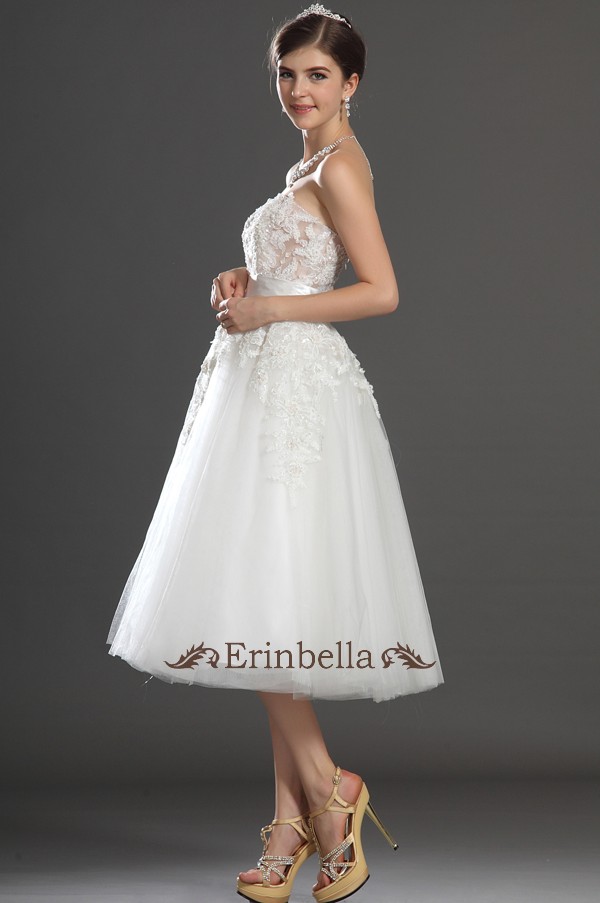 ウェディングドレス ショートドレス ミニ 膝下 膝丈 ミディアム ミニドレス ミモレ丈 チュールスカート 可愛いレース シースルー Tw0768 Cgco Org