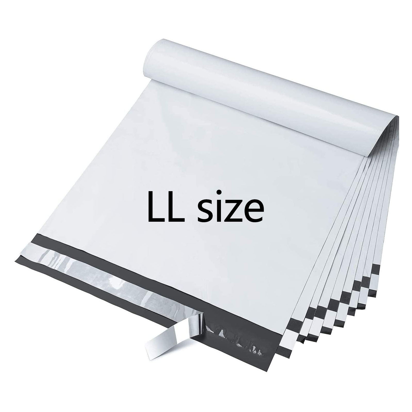 【1000枚】宅配ビニール袋 LL大きさ（400mm×600粍＋フタ40粍） 宅配ポリ袋 LDPE 送りとどける袋 LL ECO原料品 奥ふかさ薄っぺら60ミクロン ホ軽さ 破れない 耐久性 耐水性 透けない 宅配袋 荷拵え 送りとどける用 豪然たる磁気テープ付き添い人 荷拵え材 磁気テープ付き添い人 静電気押しとどめる磁気テープ