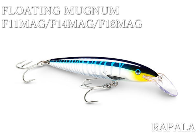 楽天市場】フローティングマグナム FMAG14 ～全12色 ＜ラパラ RAPALA