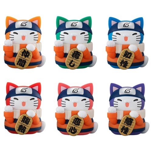 【4/20（月）限定！全品ポイント＋4倍！】MEGA CAT PROJECT 『NARUTO-ナルト-』 ニャルト！ カラフル☆招き猫FORTUNE (BOX) (塗装済み完成品フィギュア)