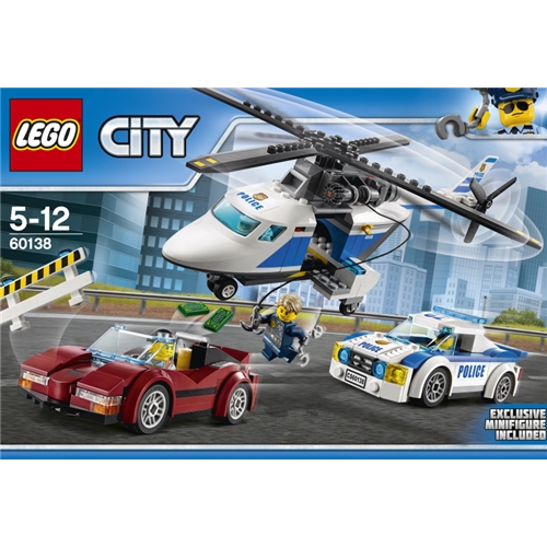 LEGO 60138 シティ ポリスヘリコプターとポリスカー  おもちゃ こども 子供 レゴ ブロック 5歳
