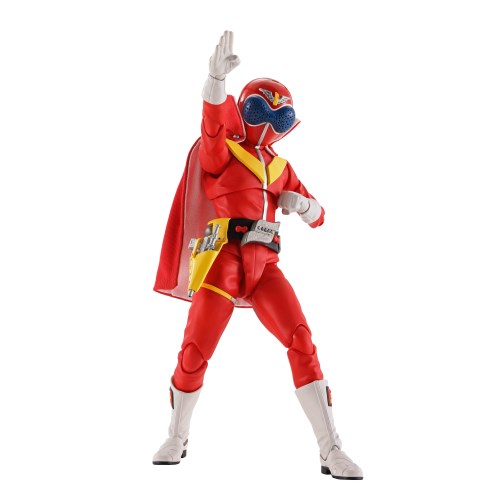 【〜7/6まで!! 最大2000円OFFクーポン!!】S.H.Figuarts (真骨彫製法) 『秘密戦隊ゴレンジャー』 アカレンジャー スーパー戦隊 50th Anniversary Ver.(初回限定台座付属) (塗装済み可動フィギュア)フィギュア画像