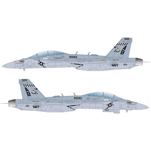 1／48 アメリカ海軍 電子戦機 EA-18G グラウラー VAQ-137 ルークス 【TPA-32】 (プラスチックモデルキット)