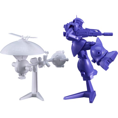 PLAMAX MF-84 minimum factory 『銀河漂流バイファム』 トゥランファム ＆ ジェイナス号ラウンドバーニアンカラーVer. ノンスケール (組み立て式プラスチックモデル)画像