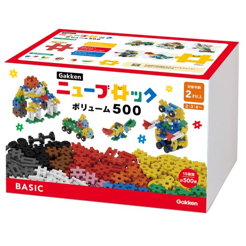 楽天市場】おもちゃ ブロック ニューブロックボリューム500 学研