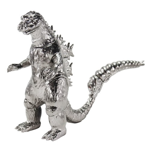 CCP ミドルサイズシリーズ【第13弾】 『モスラ対ゴジラ』 ゴジラ(1964)メッキペイントシルバー Ver. (彩色済み完成品フィギュア)画像