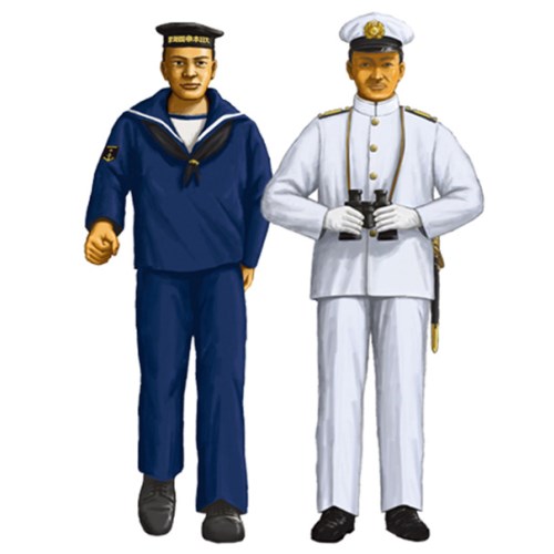 1/350 艦船モデルシリーズ No.2 EX-1 日本海軍高速戦艦 榛名(帝国海軍乗組員フィギュア付き) 【350艦船-2EX-1】 (プラモデル)|ハピネット・オンライン