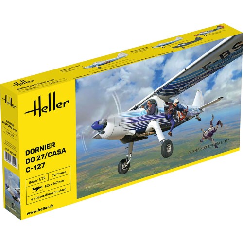 1／72 ドルニエ DO27／CASA C-127 【HE30304】 (プラスチックモデルキット)