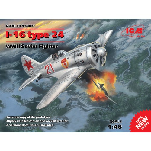 1／48 ポリカルポフ I-16 タイプ 24 【48097】 (プラモデル)