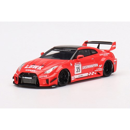 TSM MODEL 1/43 LB-Silhouette WORKS GT Nissan 35GT-RR バージョン1 レッド/ブラック LBWK【TSMV0010】 (ミニカー)