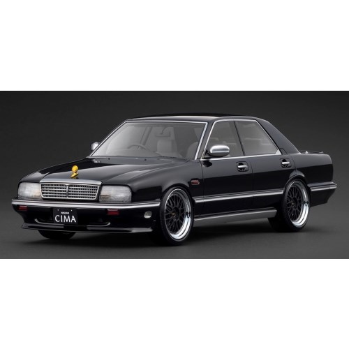 ignition model NISSAN GLORIA CIMA (Y31) Black(1／18 Scale) 【IG3900】 (ミニカー)｜ハピネット・オンライン