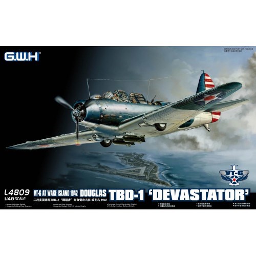 1／48 TBD-1 デバステーター VT-6 ウェーク島1942 【L4809】 (プラモデル)