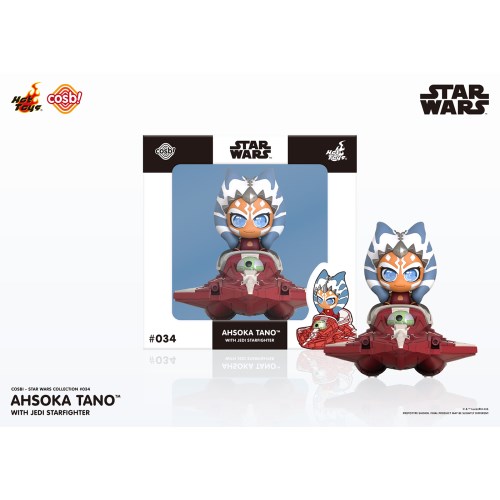 【5/9〜16限定!! 最大3000円OFFクーポン!!】【コスビ】スター・ウォーズ・コレクション #034 アソーカ・タノ＆ジェダイ・スターファイター［アニメ『スター・ウォーズ：クローン・ウォーズ』］ (フィギュア)画像