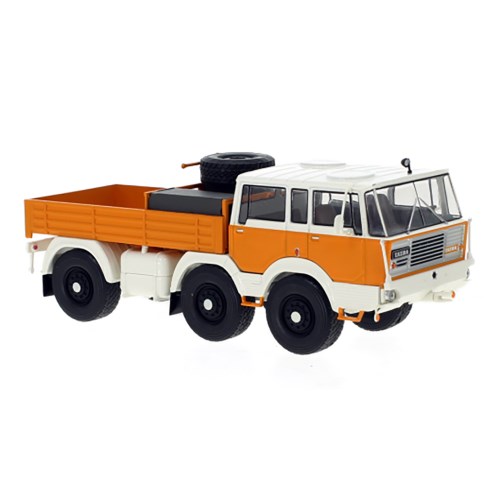 IXO タトラ 813 8X8 「KOLOS」 1968 オレンジ／ホワイト 1／43【TRU039】(ミニカー)
