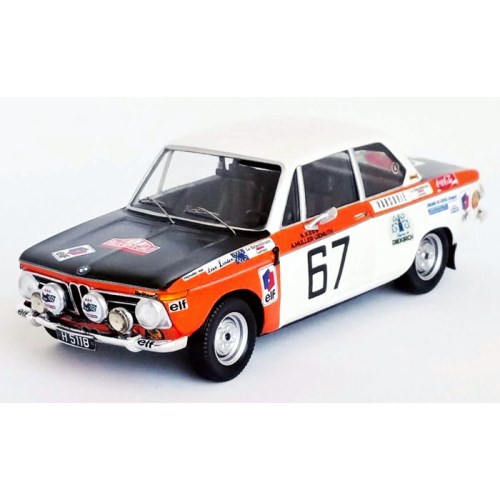BMW 2002 ti 1972年モンテカルロラリー 15位 ＃67 Nicolas Koob ／ Nico Demuth 1／43スケール【RRfr47】 (ミニカー)