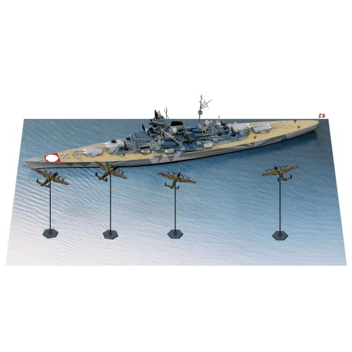1／700 ドイツ海軍 戦艦 ティルピッツ VS イギリス空軍 【SPS22】 (プラモデル)
