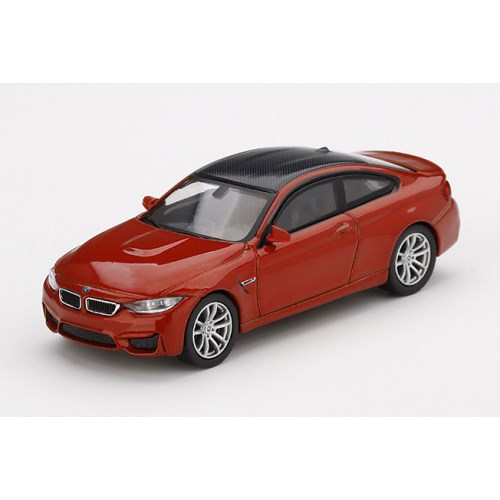 MINI-GT　1／64　BMW　M4(F82)サキールオレンジ(RH)【MGT00121-R】ミニカー