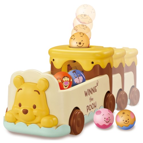 おいかけて♪かぞえて♪2WAYボールバス くまのプーさんおもちゃ こども 子供 知育 勉強 ベビー 0歳8ヶ月画像