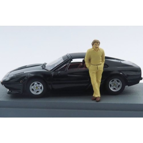 BEST MODEL 1／43 フェラーリ 308 GT 1982 ケケ・ロズベルグ所有車 フィギュア付 【BEST9843／P】 (ミニカー)
