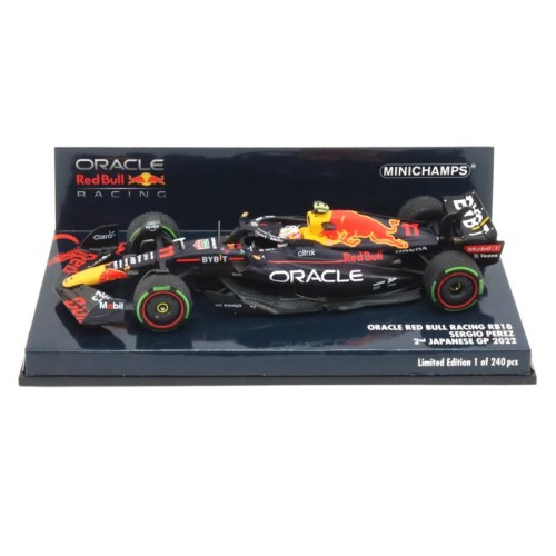 MINICHAMPS 1/43 オラクル レッド ブル レーシング RB18 セルジオ・ペレス 日本GP 2022 2位入賞【No.410221811】(ミニカー)