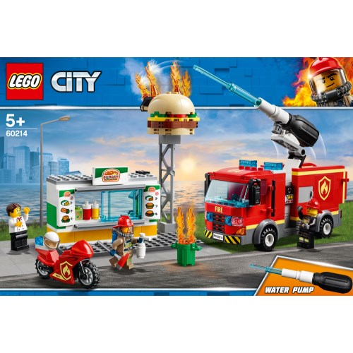 レゴ シティ ハンバーガーショップの火事 60214おもちゃ こども 子供