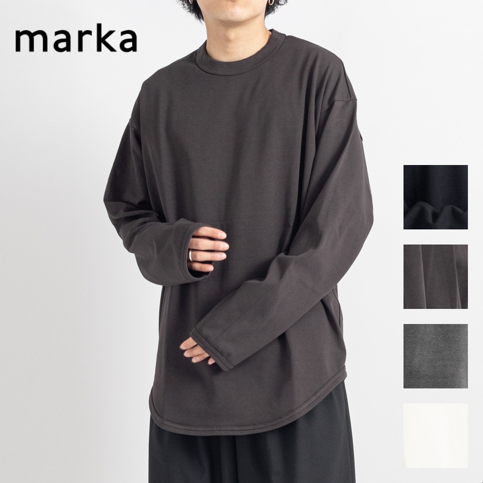 楽天市場】marka マーカ CREW NECK TEE - SUPER120s WOOL SINGLE 