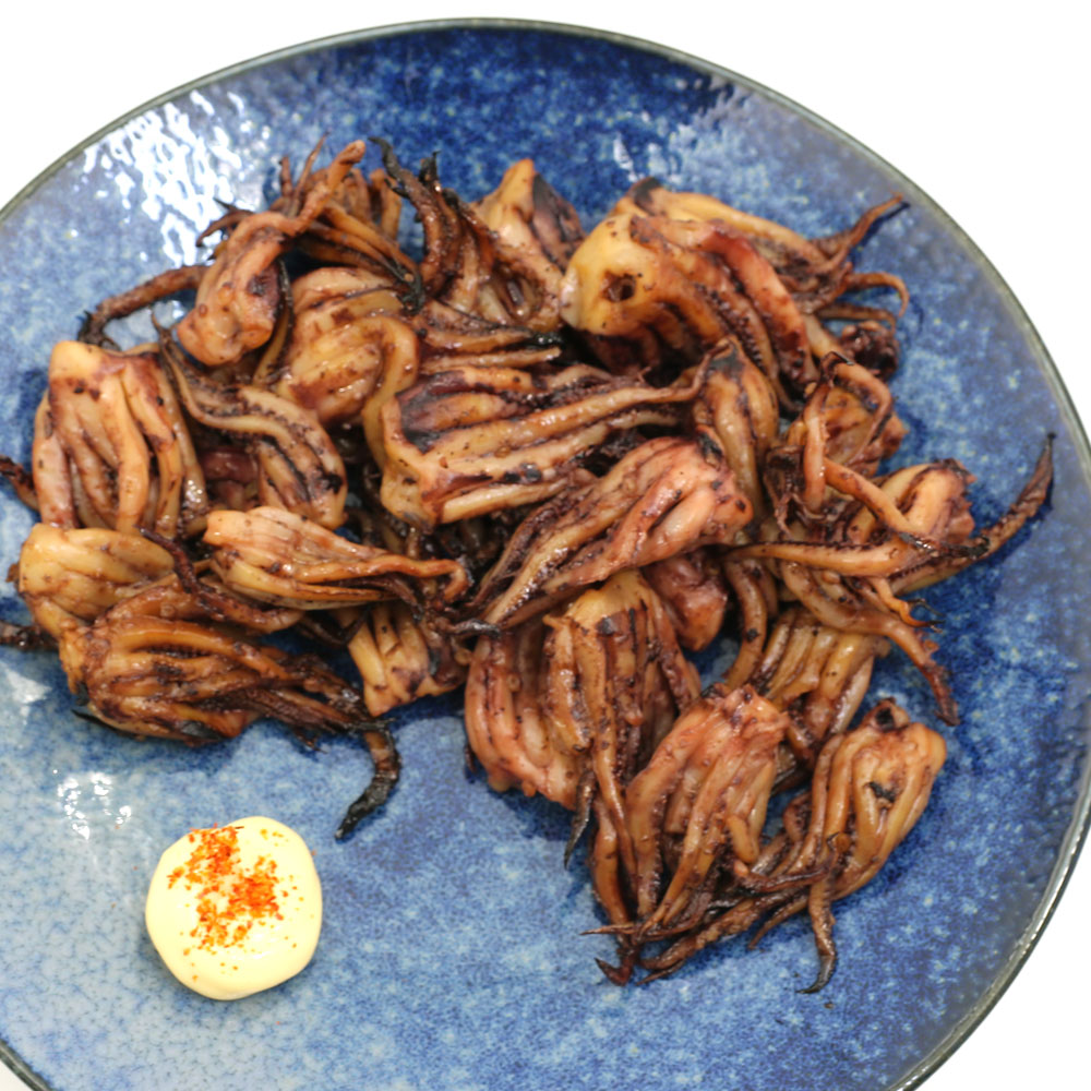 【楽天市場】いかげそ おつまみ 炙り焼き ゲソ 120g入り×4袋セット レトルト 惣菜 するめ足 げそ 砂糖と食塩だけで仕上げた ごまかし ...