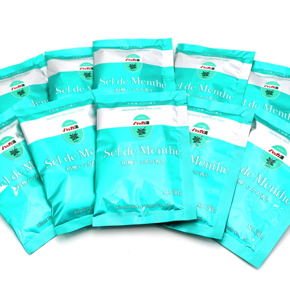 楽天市場】ハッカ油 滝上 入浴剤 送料無料 はっか油 バスソルト 1袋×20