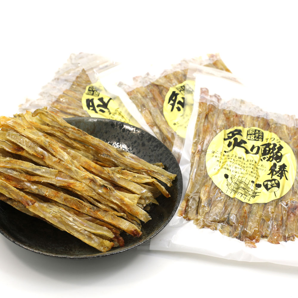 印象のデザイン いわしせんべい 炙り焼きいわしスティック 360g 120g×3袋 カルシウム 骨までまるごと 北海道函館製造 ソフト おやつ  atfar.org.ar