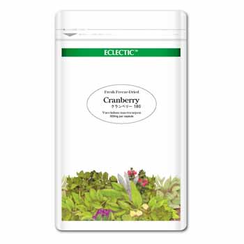 クランベリー FFD 300mg 180カプセル Ecoパック フレッシュアップグレード規格 ハーブサプリメント ECLECTIC エクレクティック