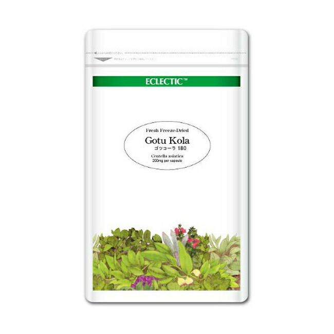 【15％P還元】 ゴツコーラ FFD 200mg 180カプセル Ecoパック フレッシュアップグレード規格 ハーブサプリメント ECLECTIC エクレクティック